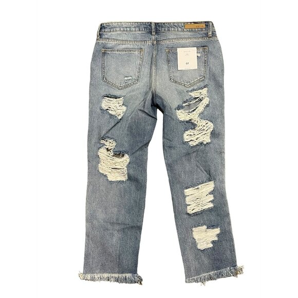 Cello Slim‎ Boyfriend Jean- Light Wash - Picture 3 of 7